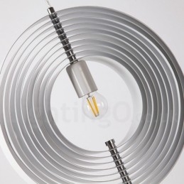 Kula Biała Obrót Postmodernistyczna DIY Wisząca Lampa