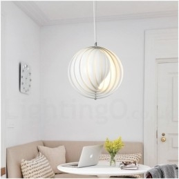 Kula Biała Obrót Postmodernistyczna DIY Wisząca Lampa