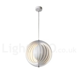 Kula Biała Obrót Postmodernistyczna DIY Wisząca Lampa