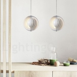 Kula Biała Obrót Postmodernistyczna DIY Wisząca Lampa