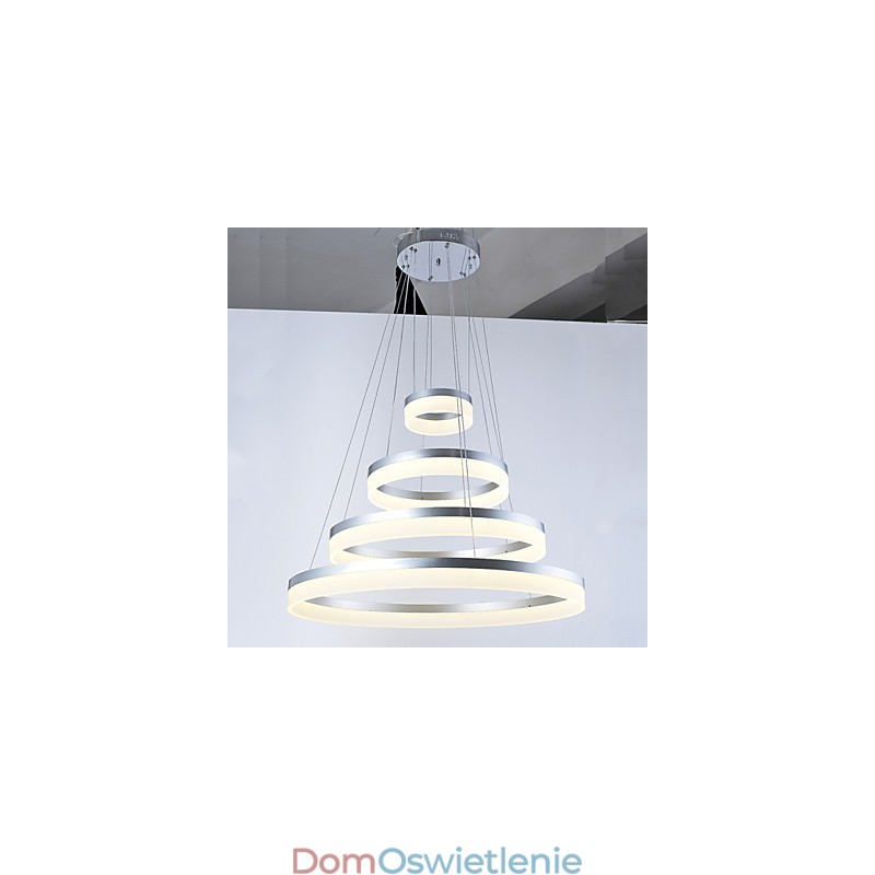 Żyrandol akrylowy Pierścień Wiszące Lampy Oświetleniowe z