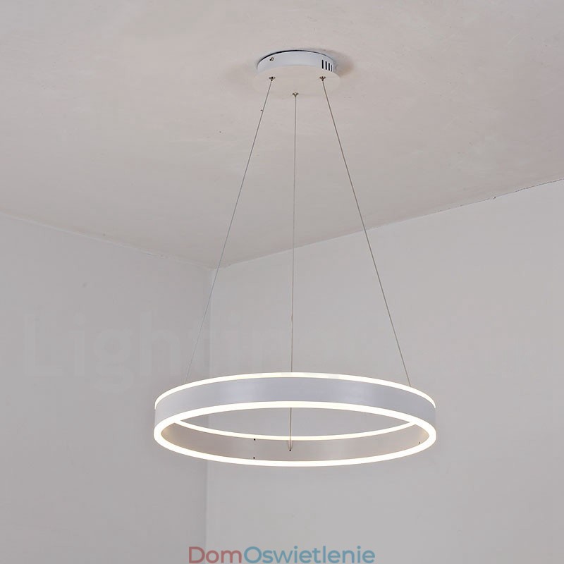 1 Pierścień Dwa Paski Art Deco Wisząca Lampa 60 cm Wisząca Lampa