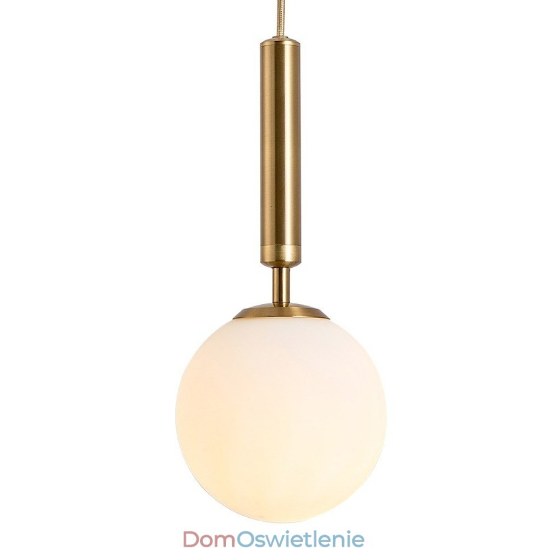 Nowoczesna, współczesna lampa wisząca z kloszem szklanym