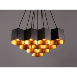 Żyrandol w stylu loft industrialnym