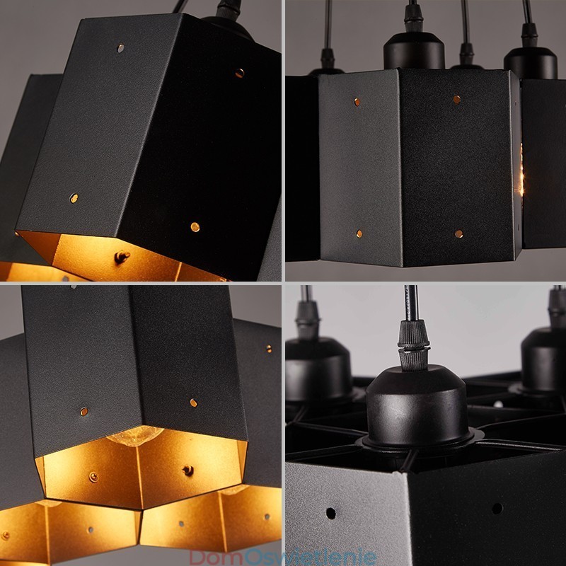 Żyrandol w stylu loft industrialnym