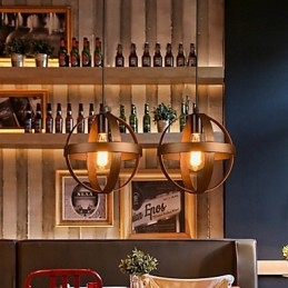 Retro Żelazna Lampa Nowoczesny Minimalistyczny Żyrandol W Stylu Industrialnym