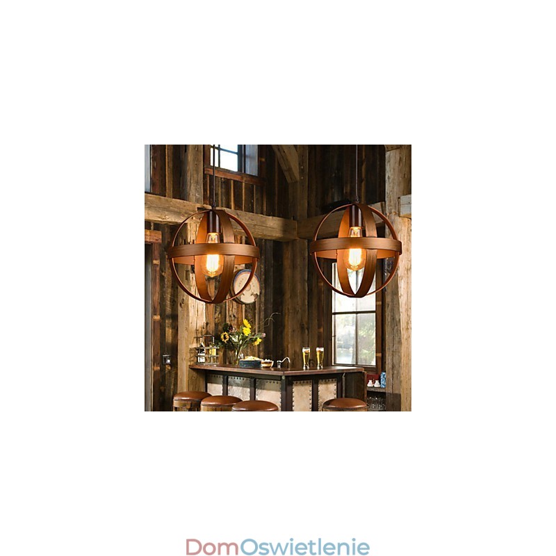 Retro Żelazna Lampa Nowoczesny Minimalistyczny Żyrandol W Stylu Industrialnym