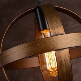 Retro Żelazna Lampa Nowoczesny Minimalistyczny Żyrandol W Stylu Industrialnym