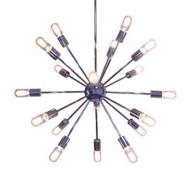 Żyrandol Nowoczesny Globus Salon Wiszący Jadalnia Zakupy Sklep Noc Metal Chrom