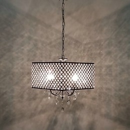 Tradycyjny klasyczny kryształowy żyrandol metalowy