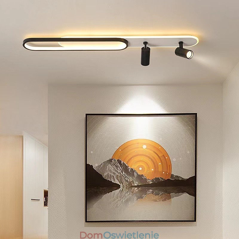 Nordic Long Strip Sufitowy Jasny Downlight