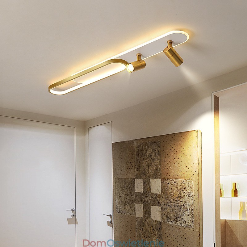 Nordic Long Strip Sufitowy Jasny Downlight