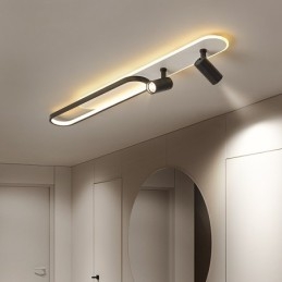 Nordic Long Strip Sufitowy Jasny Downlight