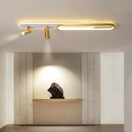 Nordic Long Strip Sufitowy Jasny Downlight