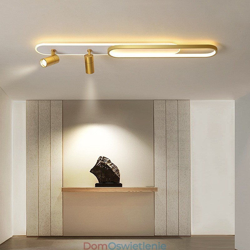 Nordic Long Strip Sufitowy Jasny Downlight