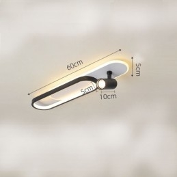 Nordic Long Strip Sufitowy Jasny Downlight