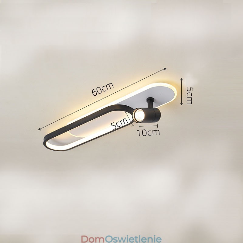 Nordic Long Strip Sufitowy Jasny Downlight