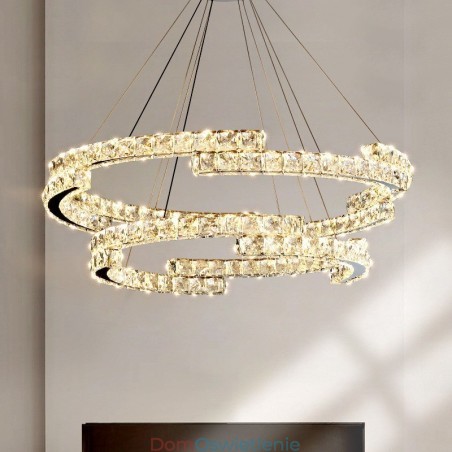 Okrągła kryształowa lampa wisząca Luksusowa lampa sufitowa K9 Crystal Indoor Okrągła kryształowa lampa wisząca Luksusowa lampa sufitowa K9 Crystal Indoor