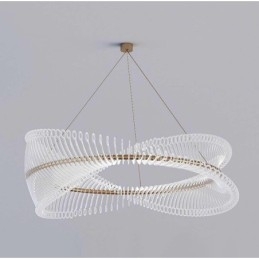 Postmodernistyczna lampa wisząca Strip Circle
