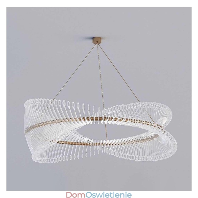 Postmodernistyczna lampa wisząca Strip Circle