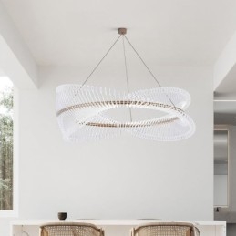 Postmodernistyczna lampa wisząca Strip Circle