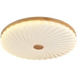 Nordic Round Simple Modern Solid Wood Flush Mounted Lampa sufitowa