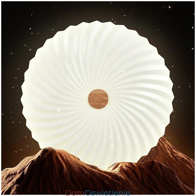Nordic Round Simple Modern Solid Wood Flush Mounted Lampa sufitowa