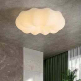 Nordic Creative Pumpkin ściemnialna lampa sufitowa na werandę