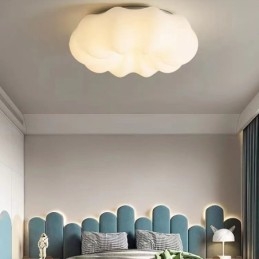 Nordic Creative Pumpkin ściemnialna lampa sufitowa na werandę