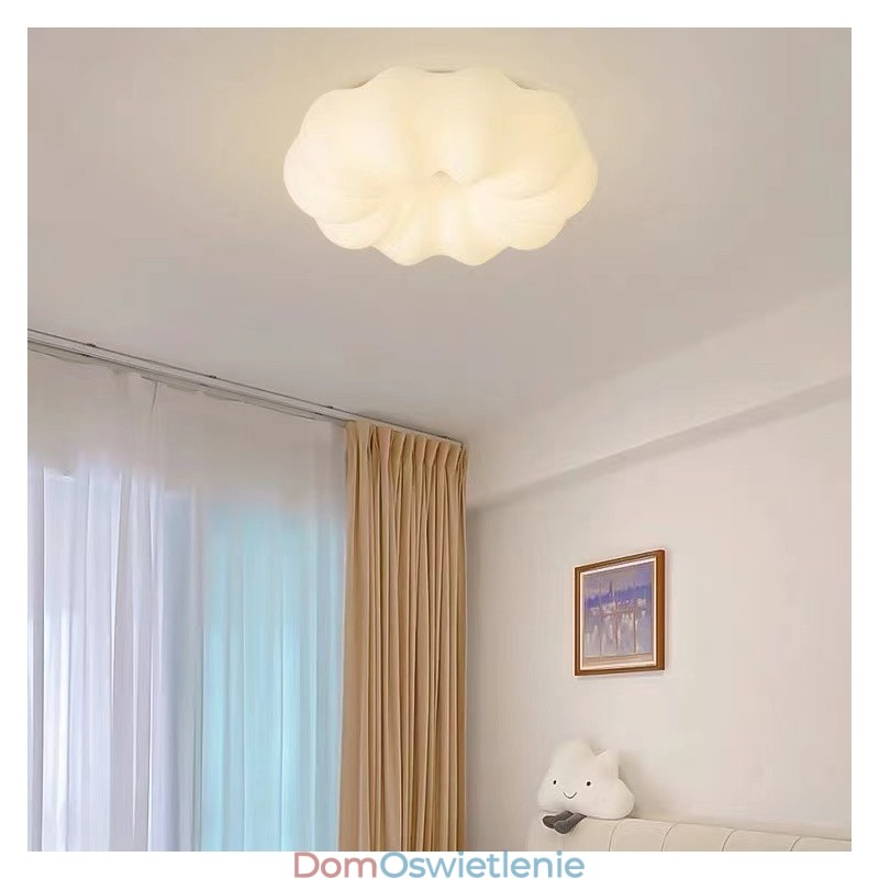 Nordic Creative Pumpkin ściemnialna lampa sufitowa na werandę
