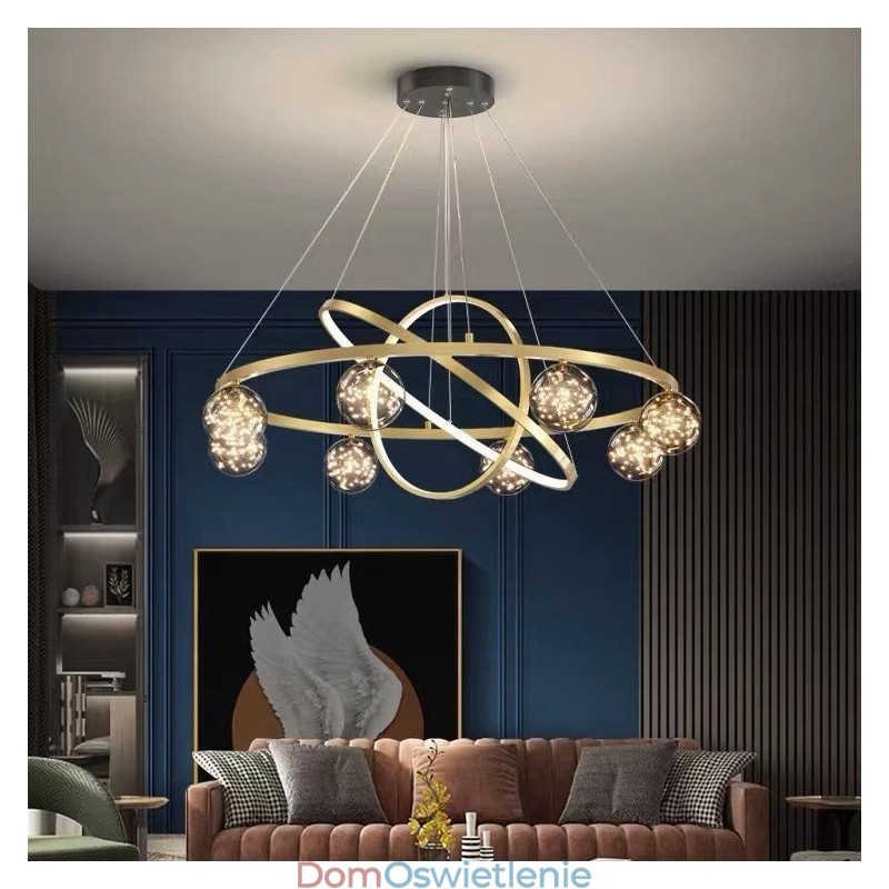 Nordic Modern Gold Circle Pendant Light