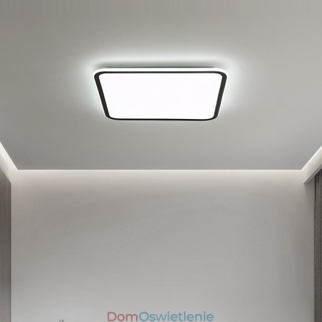 Nowoczesna ściemnialna kwadratowa lampa sufitowa do montażu na płasko, oświetlenie wewnętrzne Nowoczesna ściemnialna kwadratowa lampa sufitowa do montażu na płasko, oświetlenie wewnętrzne