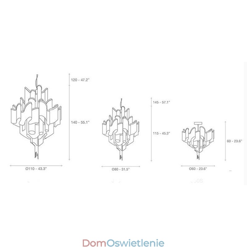 Tassels Extra Large Size Żyrandol Designerska lampa wisząca sufitowa