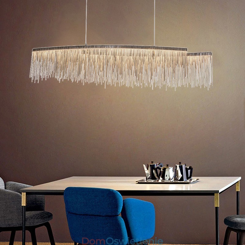 Chwosty Bardzo Duży Rozmiar Designerska Lampa Wisząca Sufitowa Wyspa