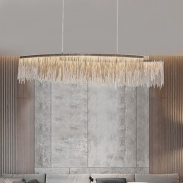 Chwosty Bardzo Duży Rozmiar Designerska Lampa Wisząca Sufitowa Wyspa