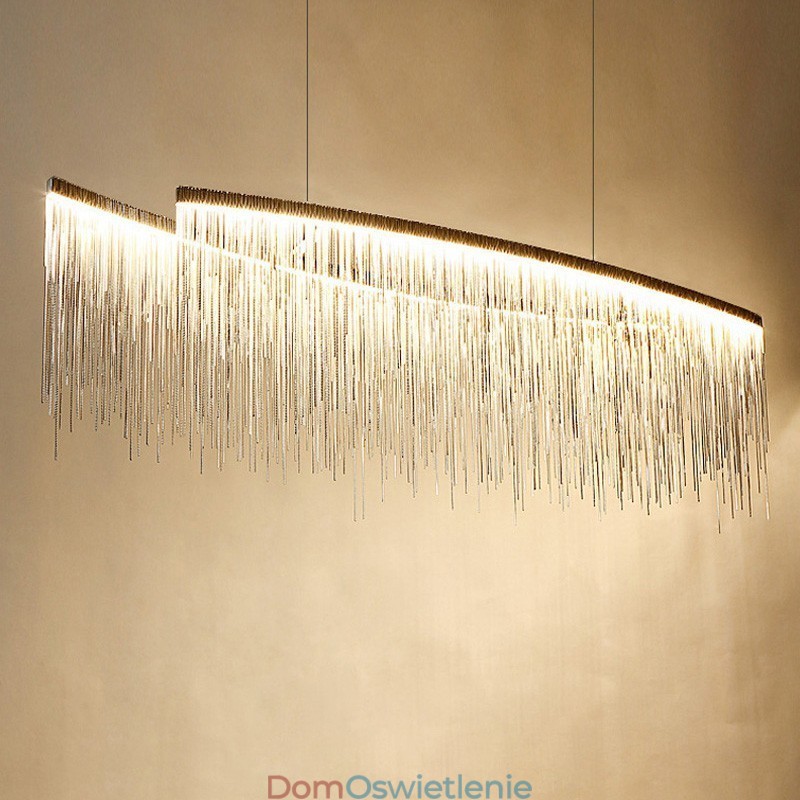 Chwosty Bardzo Duży Rozmiar Designerska Lampa Wisząca Sufitowa Wyspa