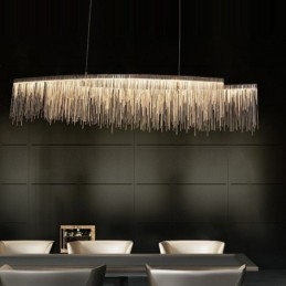 Chwosty Bardzo Duży Rozmiar Designerska Lampa Wisząca Sufitowa Wyspa