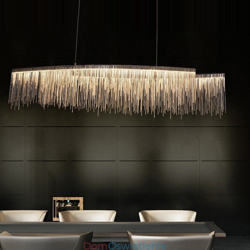 Chwosty Bardzo Duży Rozmiar Designerska Lampa Wisząca Sufitowa Wyspa