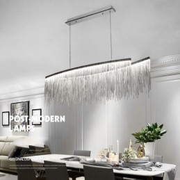 Chwosty Bardzo Duży Rozmiar Designerska Lampa Wisząca Sufitowa Wyspa