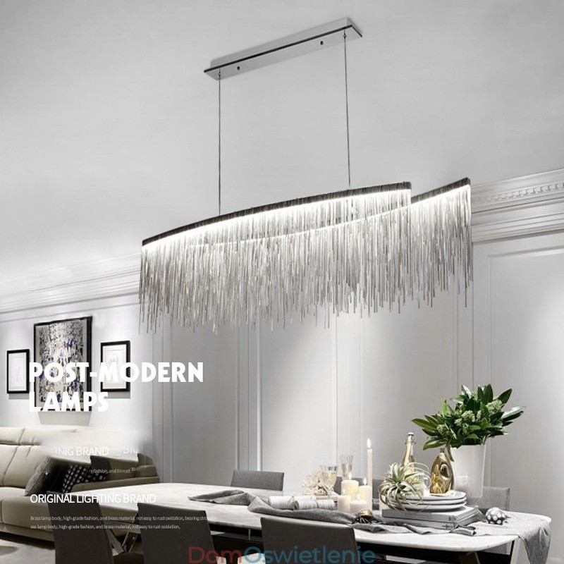Chwosty Bardzo Duży Rozmiar Designerska Lampa Wisząca Sufitowa Wyspa
