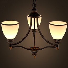 Lampy sufitowe retro minimalistyczne Lampy sufitowe ze szkła w stylu europejskim Lampy