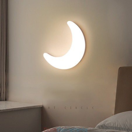20W Nordic Indoor Moon Shape kinkiety ścienne do pokoju dziecięcego lampy sufitowe 20W Nordic Indoor Moon Shape kinkiety ścienne do pokoju dziecięcego lampy sufitowe