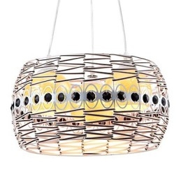 Lampa artystyczna z rattanu Lampa wisząca tkana ręcznie