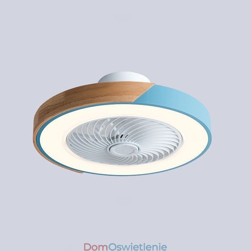 Inteligentny wentylator sufitowy ze światłami, pilotem, dekoracyjną lampą wentylatorową