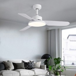 Lampa wentylatora inwerterowego Nowoczesna minimalistyczna lampa wentylatora sufitowego