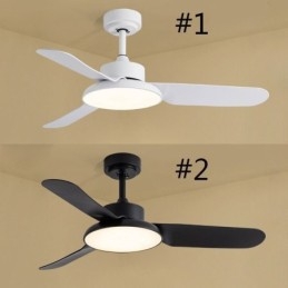Lampa wentylatora inwerterowego Nowoczesna minimalistyczna lampa wentylatora sufitowego