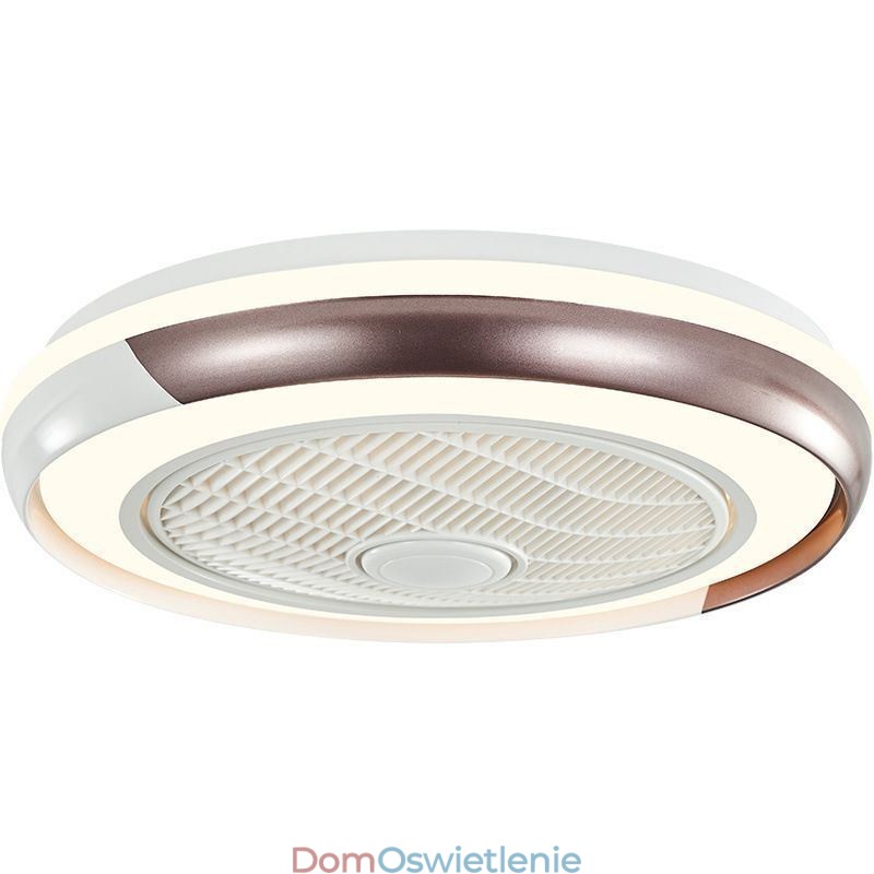 Nowoczesne lampy sufitowe wentylatorowe akrylowe okrągłe lampy sufitowe z pilotem