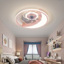Księżycowy wentylator sufitowy, lampa sufitowa, kreatywność