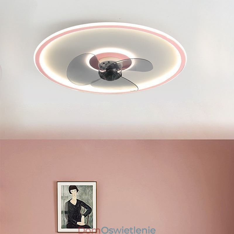 Wentylator sufitowy Macaron Light Remote Control Decor Ventilateur