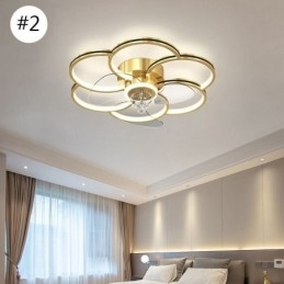 Wentylatory sufitowe z oświetleniem żyrandol Ventilateur